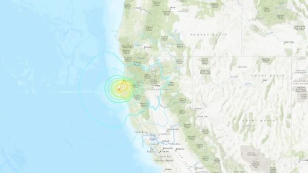 Reportan sismo de 6,4 en el litoral norte de California, EEUU