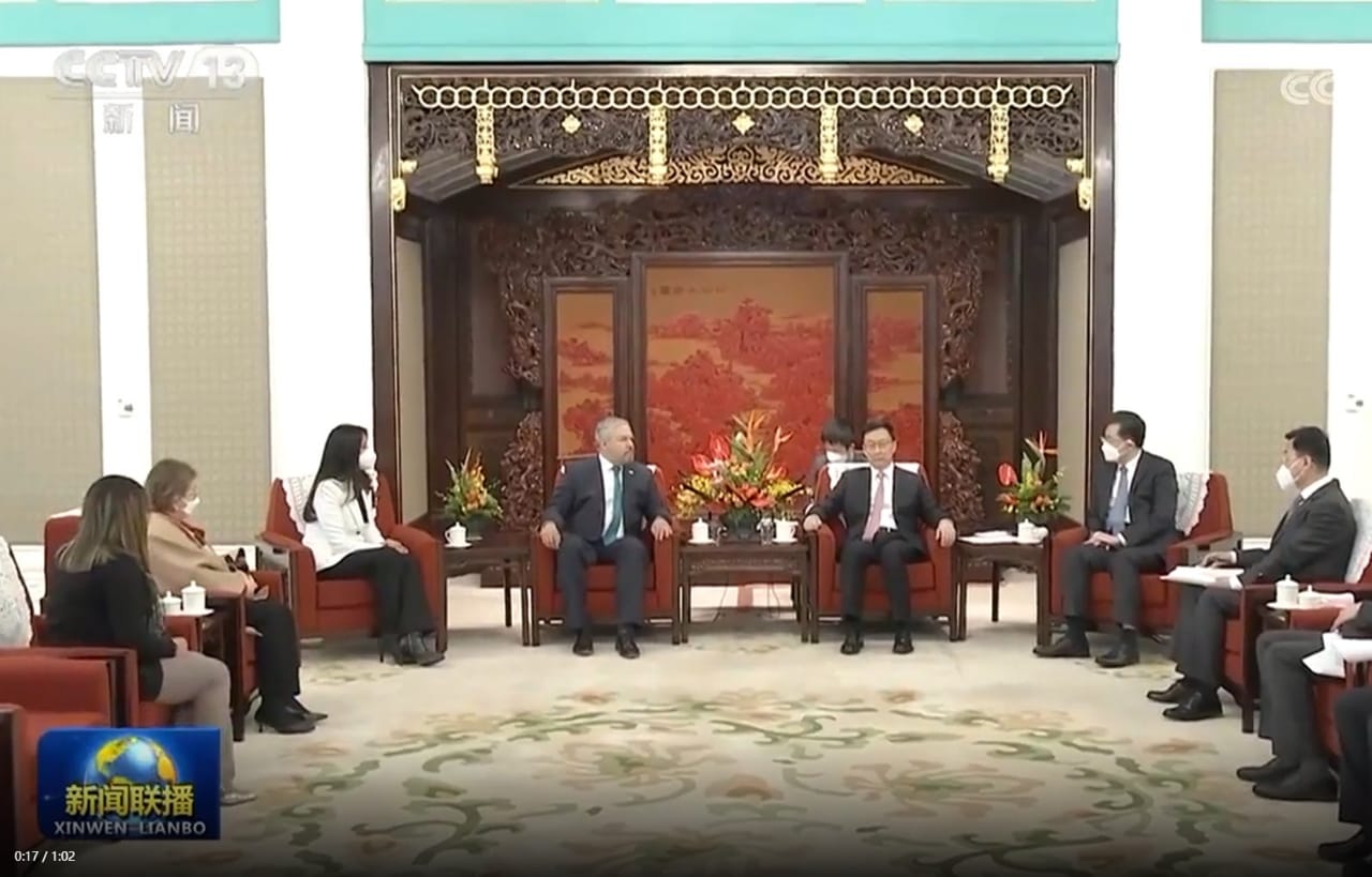 China extiende formalmente invitación a la Presidenta de Honduras Xiomara Castro