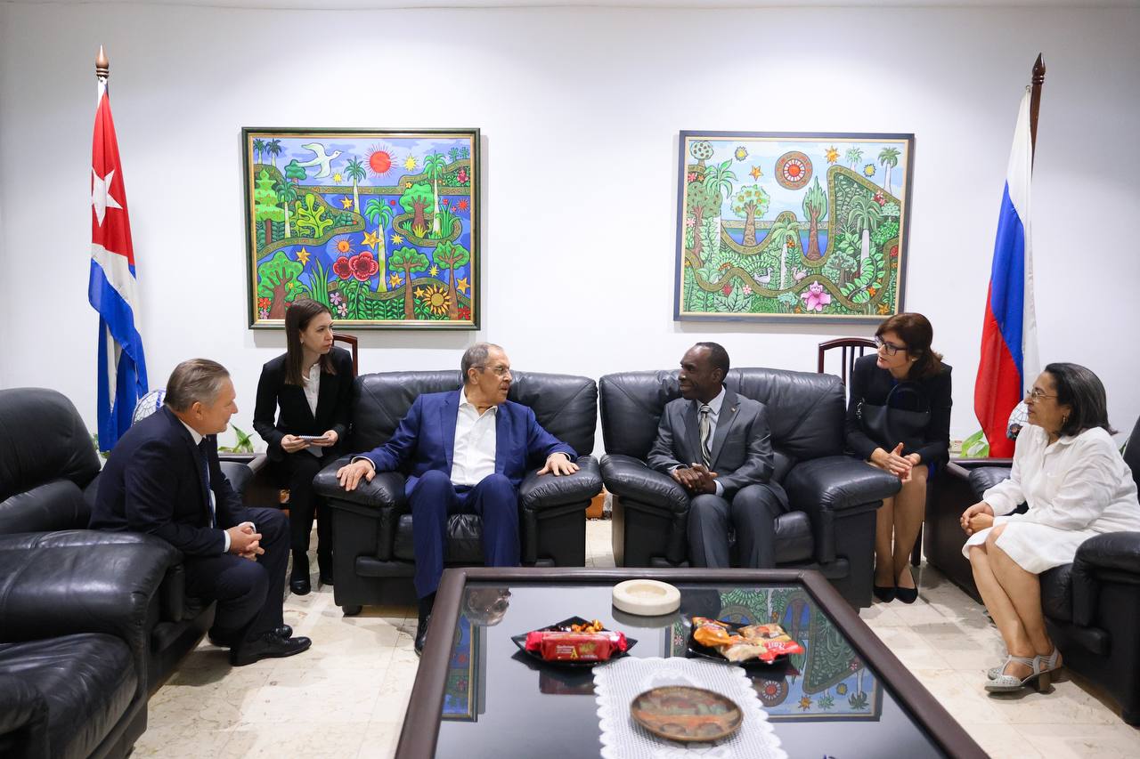 Canciller Ruso, Serguéi Lavrov, llega a Cuba como parte de su gira por Latinoamérica