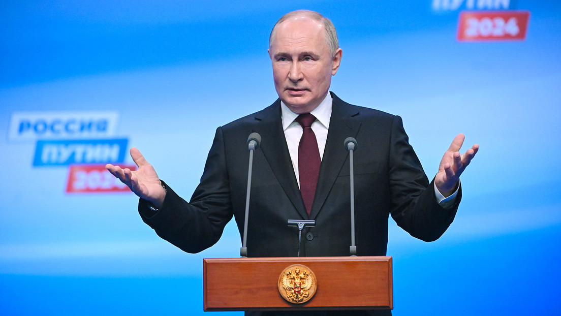 Putin agradece al pueblo ruso por su «confianza» durante presidenciales 