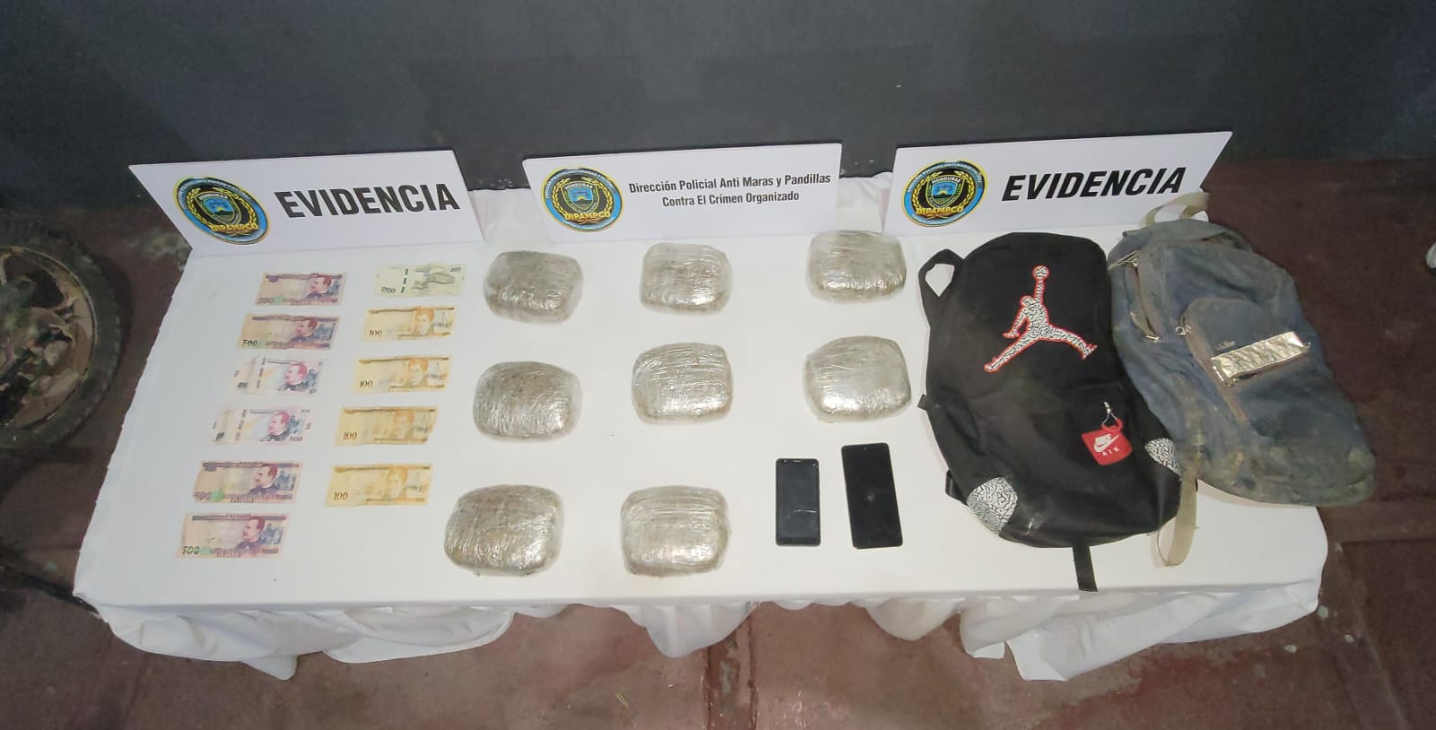 Agentes de DIPAMPCO capturan a dos  productores de marihuana en Comayagua
